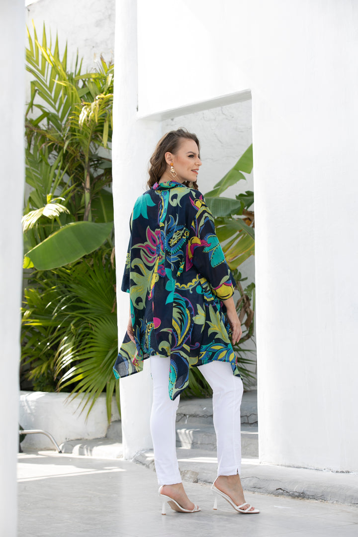 Brooklyn Cotton Printed Top