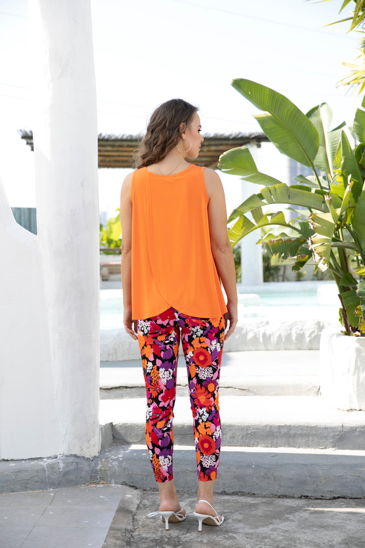 Bamboo Top with Back Overlay