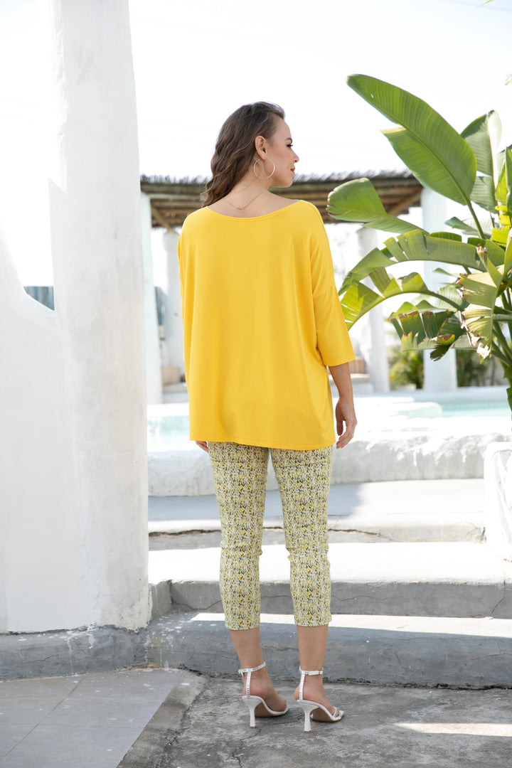 3/4 Sleeve Bamboo Top