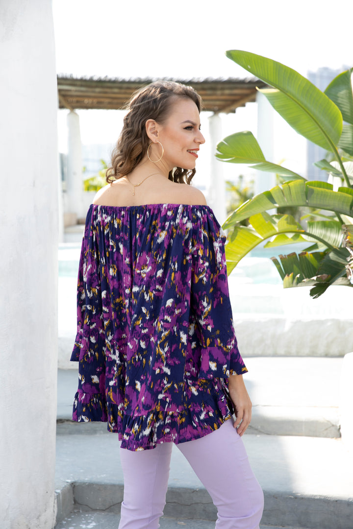 Amélie's Indigo Off-Shoulder Top