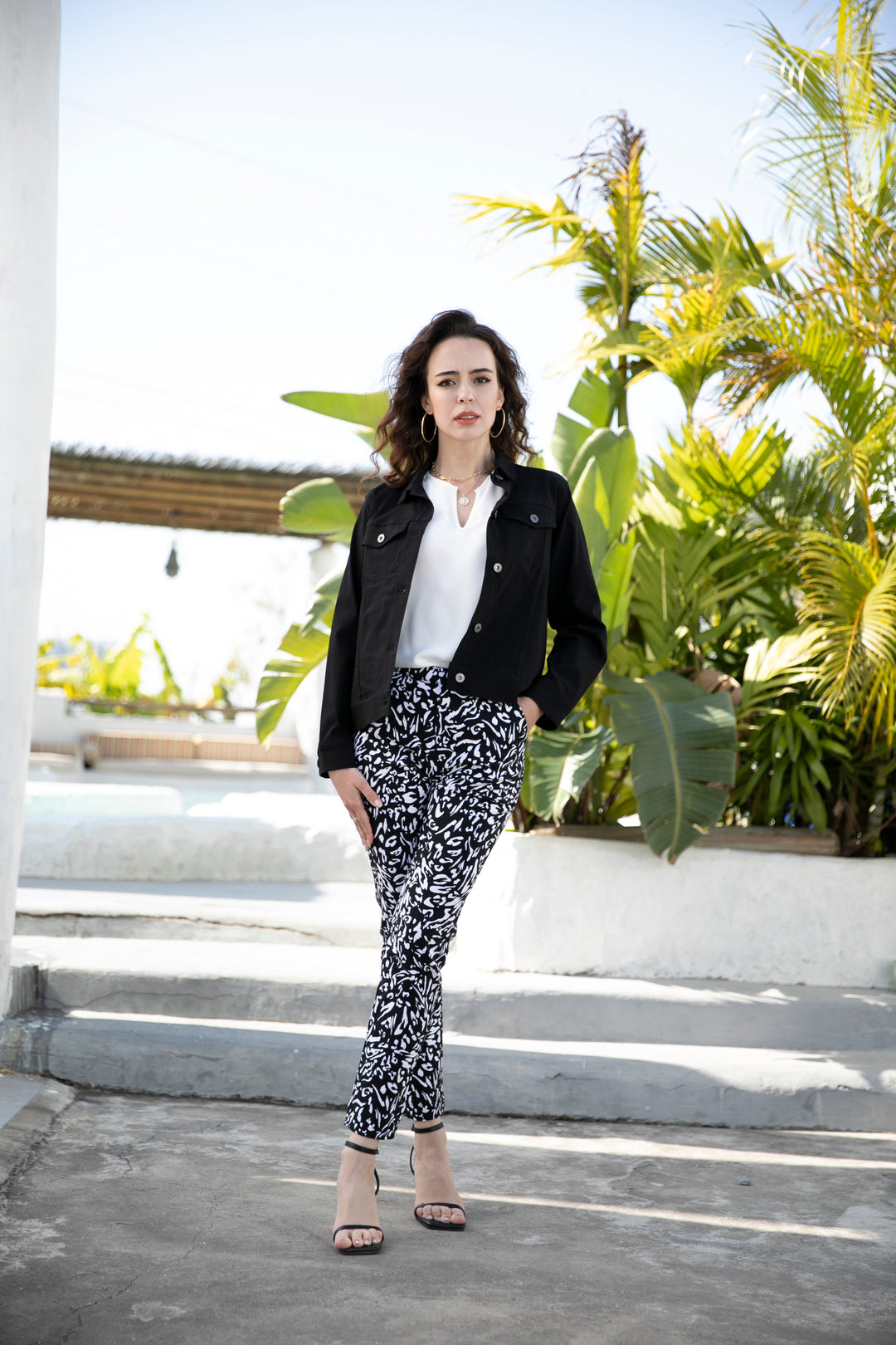 Daniella Solid Jacket - Bamboo