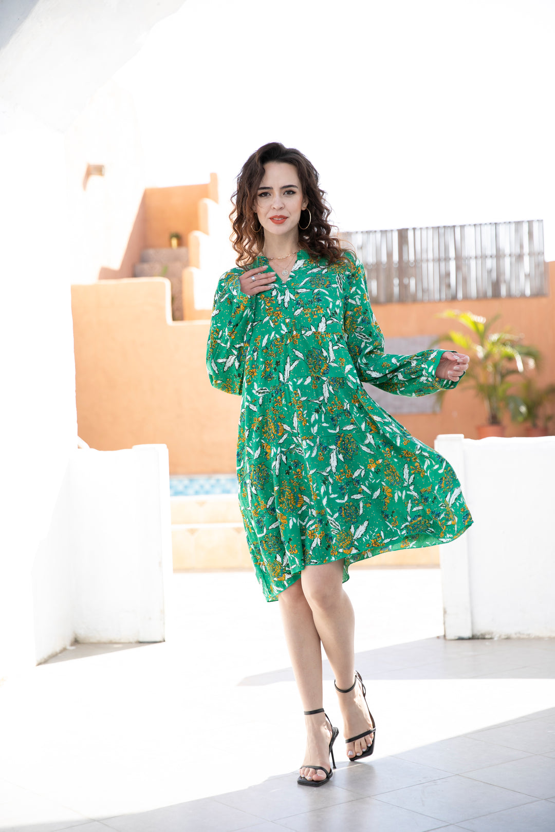 Oakleigh's Printed Dress