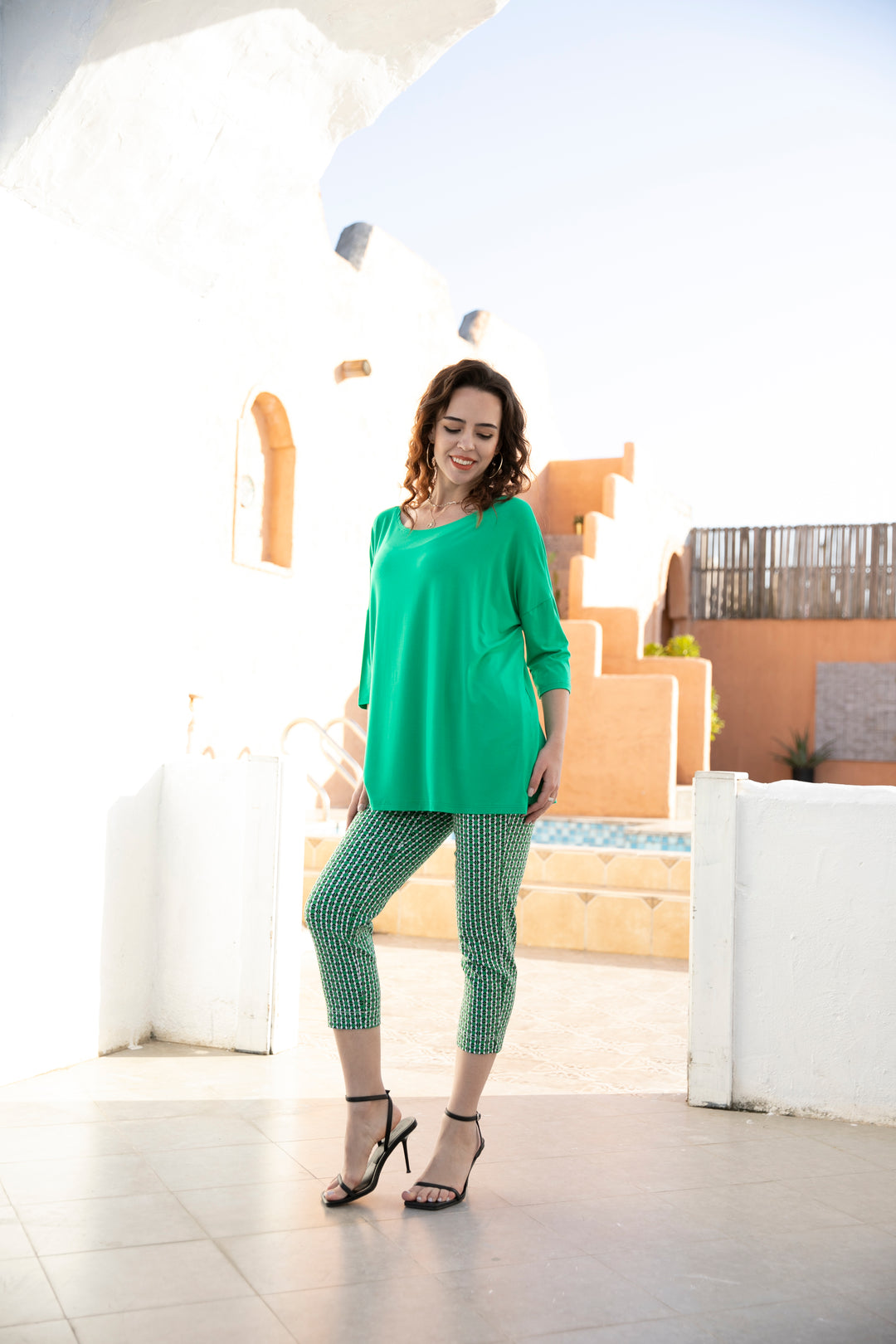 3/4 Sleeve Bamboo Top