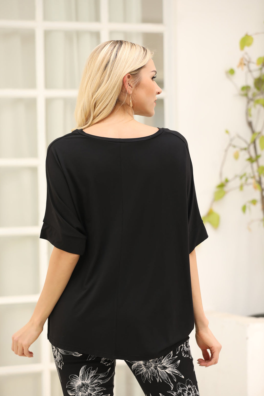 3/4 Sleeve Bamboo Top