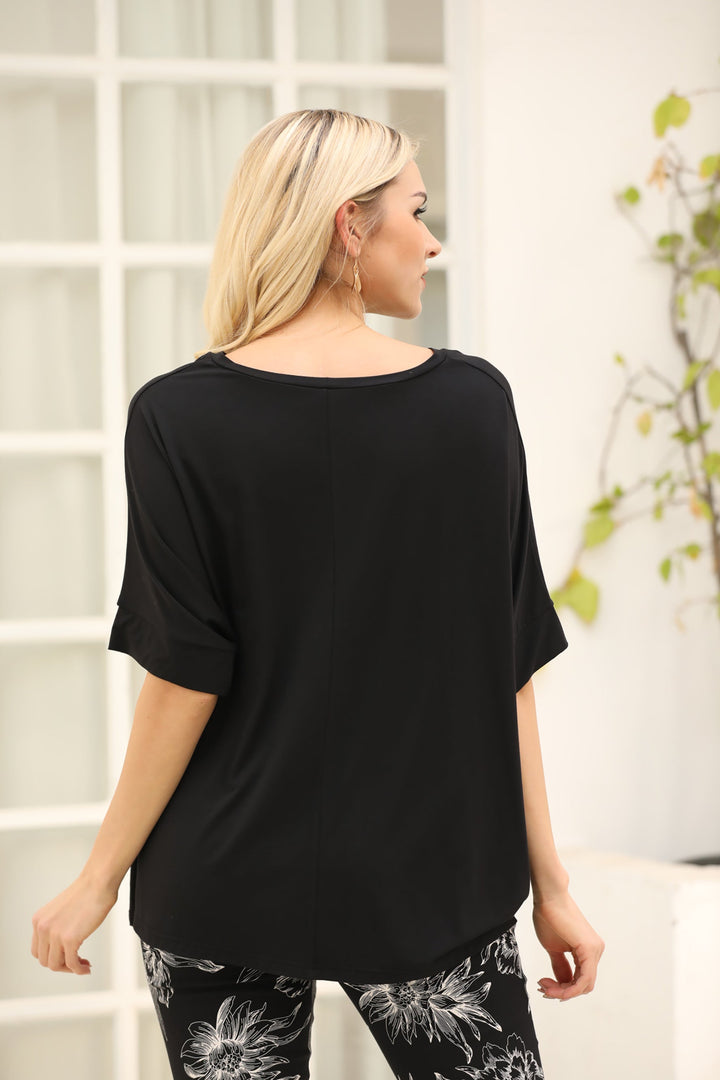 3/4 Sleeve Bamboo Top