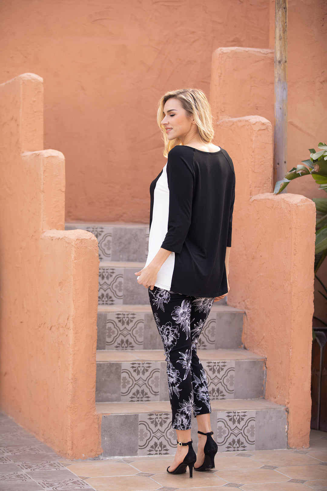 Bamboo Two-Color Top