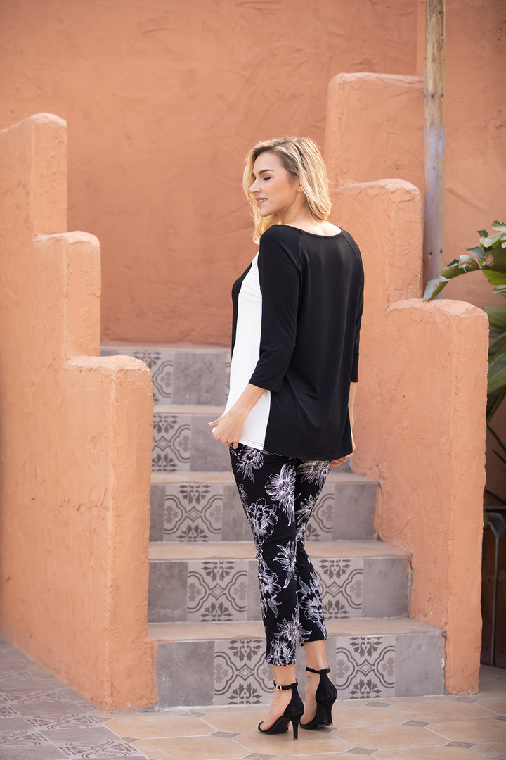 Bamboo Two-Color Top