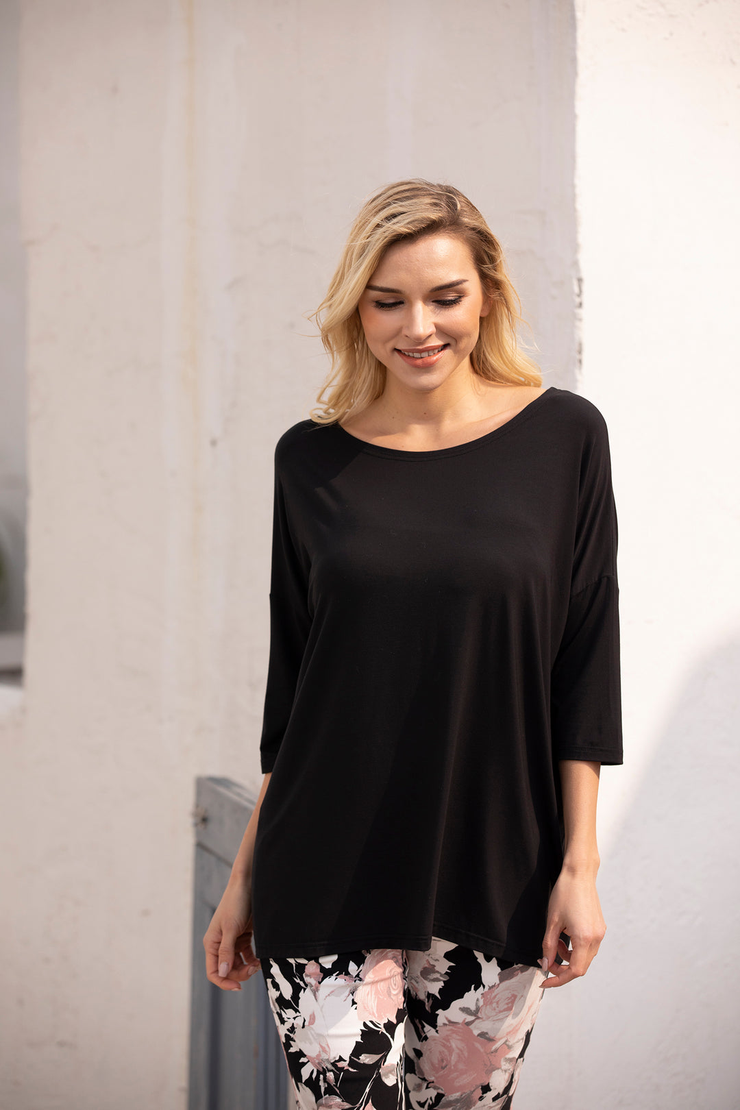 3/4 Sleeve Bamboo Top