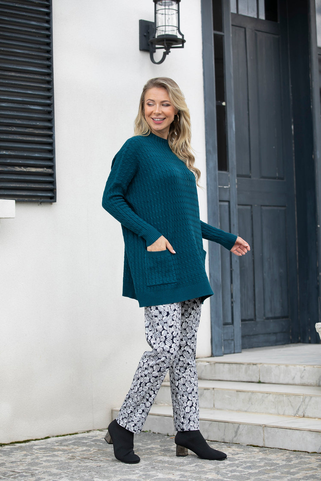 Delicate Cable Knit Sweater