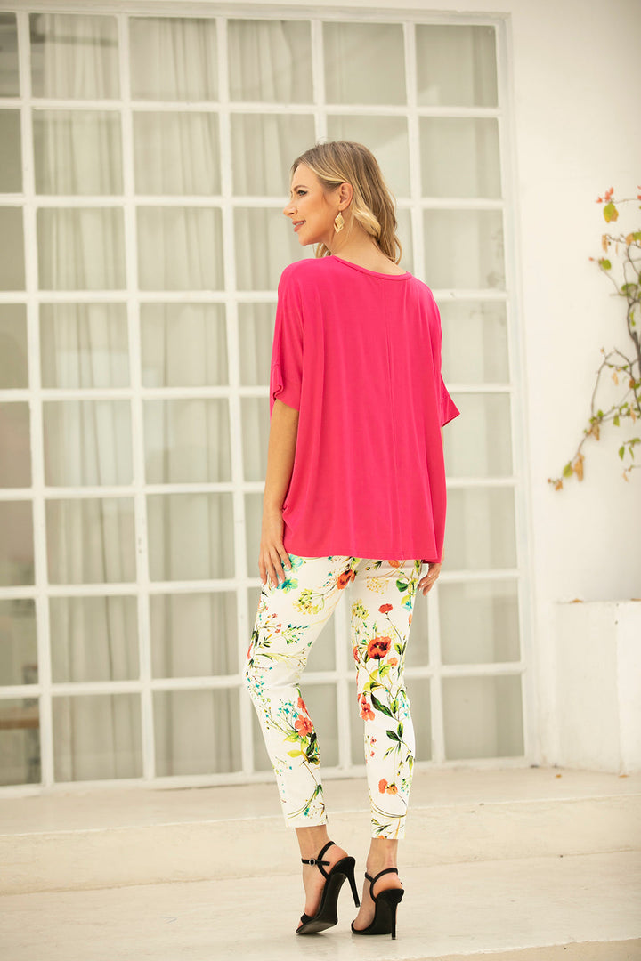 3/4 Sleeve Bamboo Top