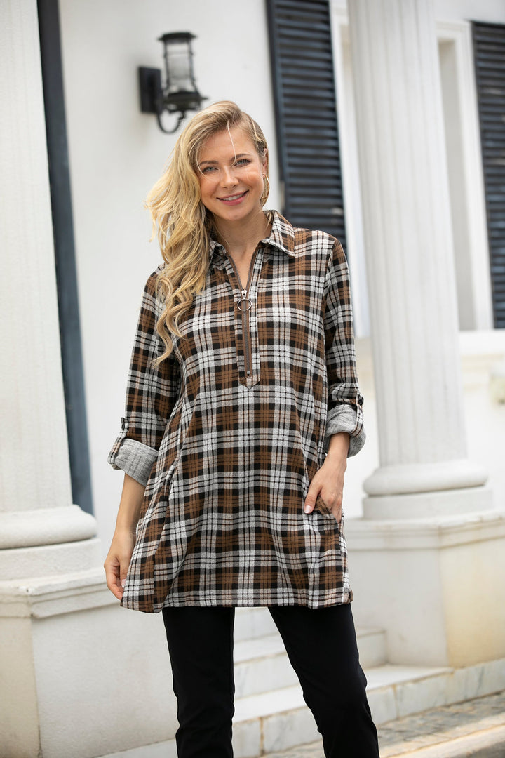 Half Zip Tunic