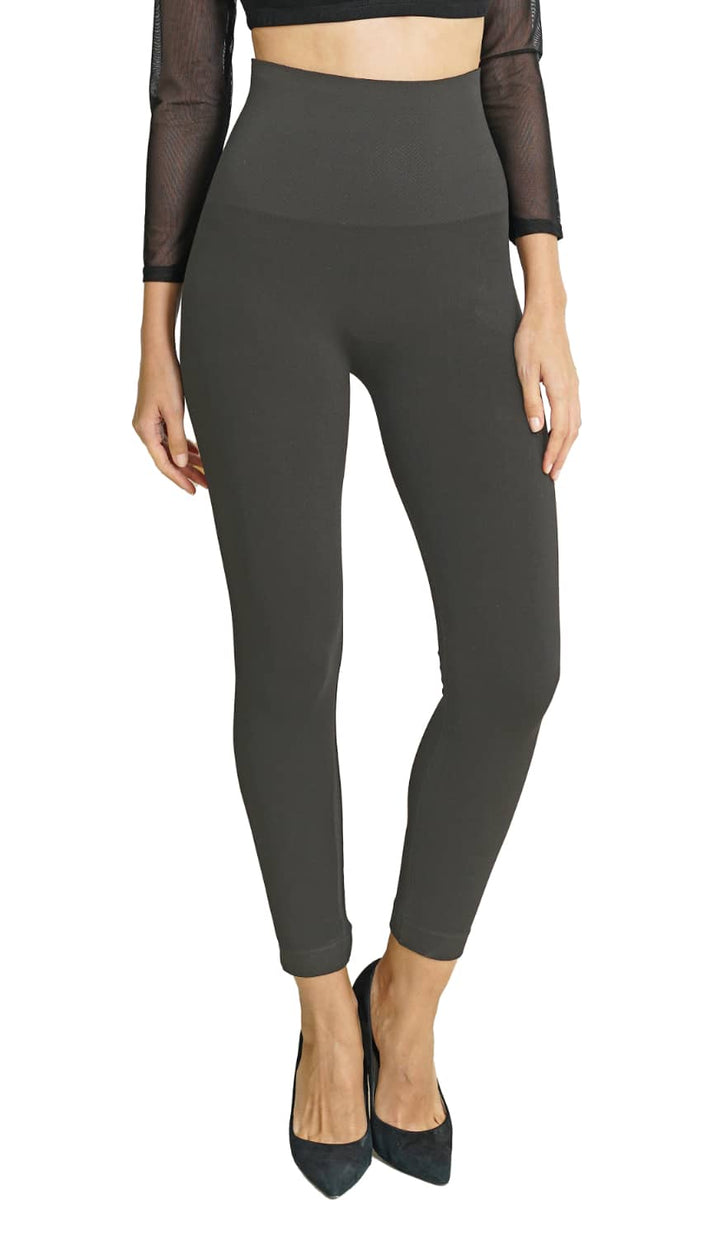 Bamboo 6 Inch High Band Legging - Tummy Tucker