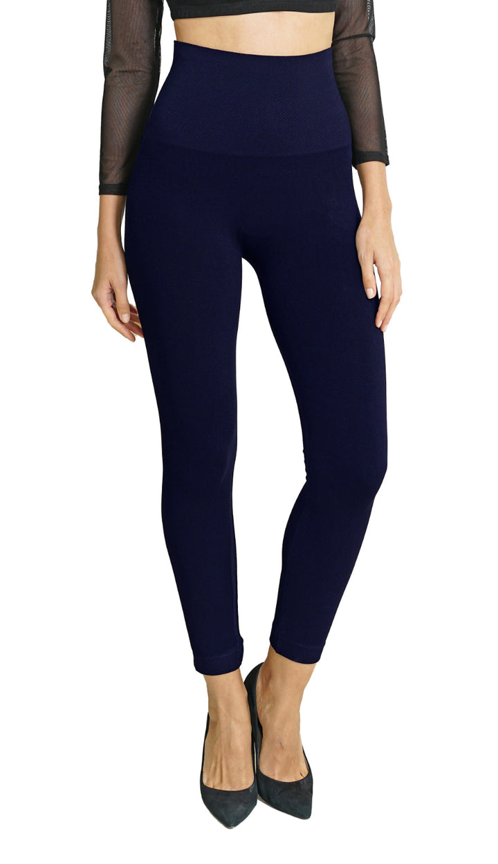 Bamboo 6 Inch High Band Legging - Tummy Tucker