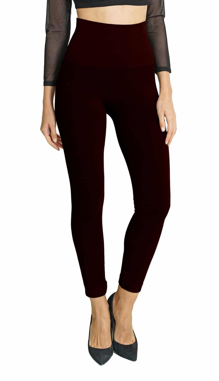 Bamboo 6 Inch High Band Legging - Tummy Tucker