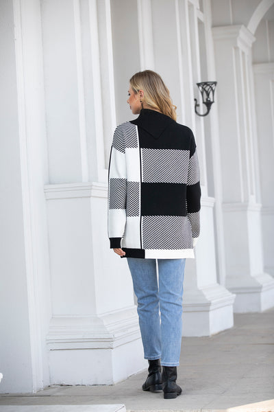 Modern Block Lines Sweater