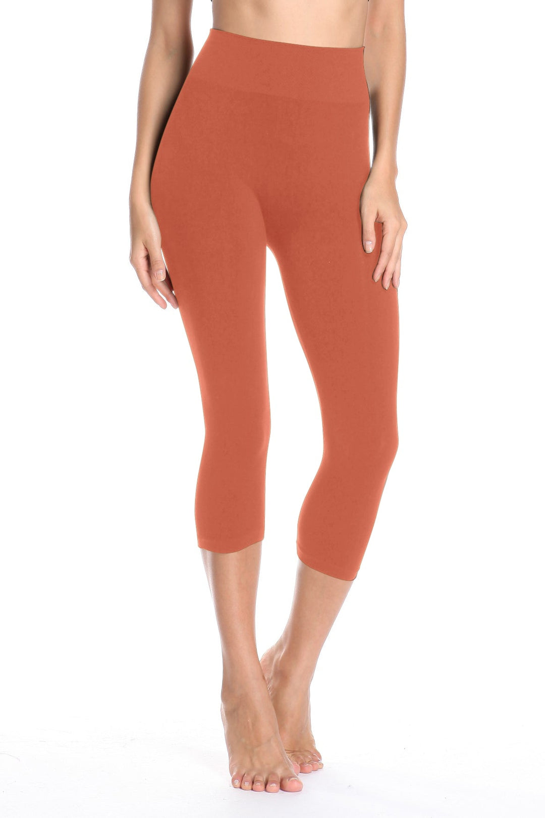 High Band Bamboo Capri - Tummy Tucker