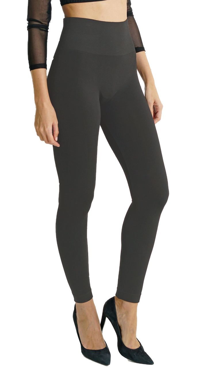 Bamboo 4 Inch High Band Legging - Tummy Tucker