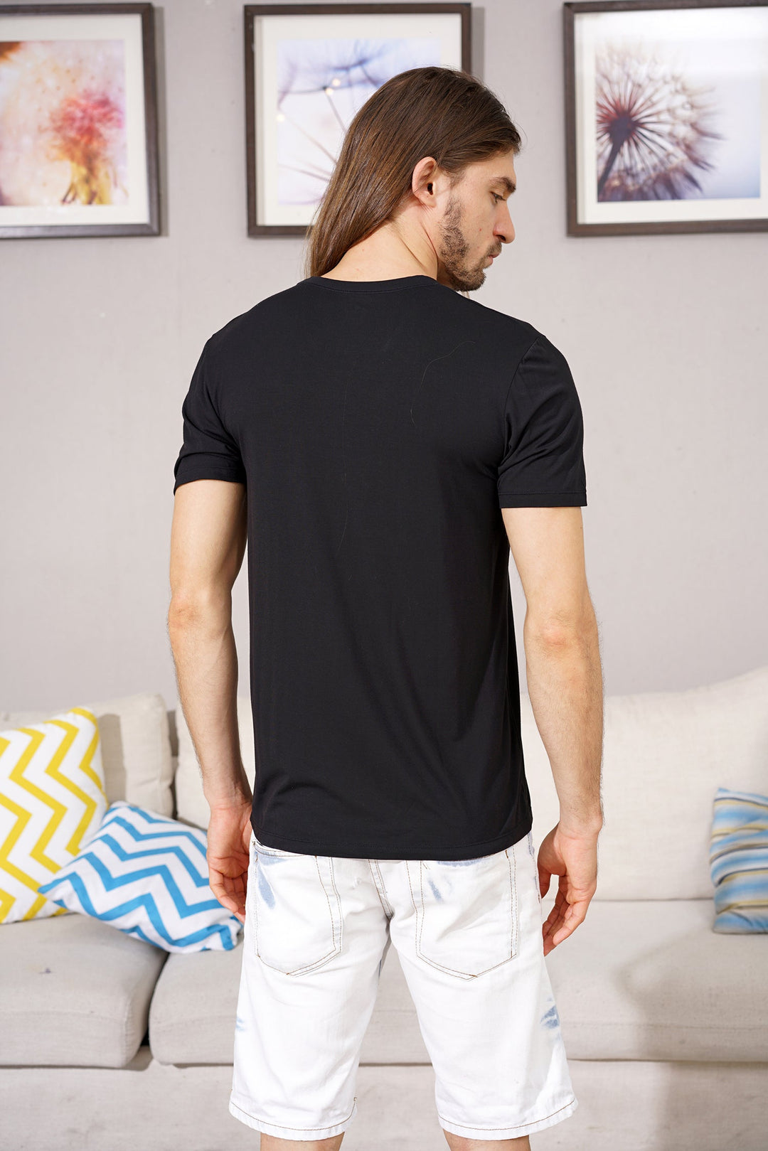 Men's Bamboo V-Neck Top