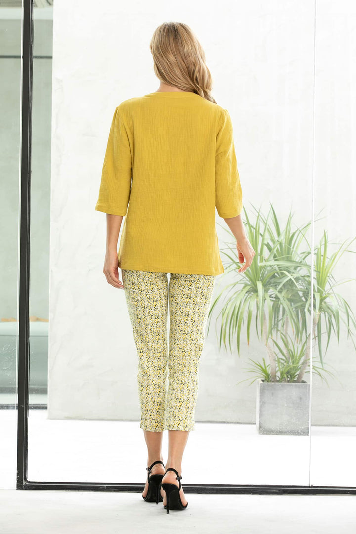 Exclusive Cotton Gauze- Dianne Top