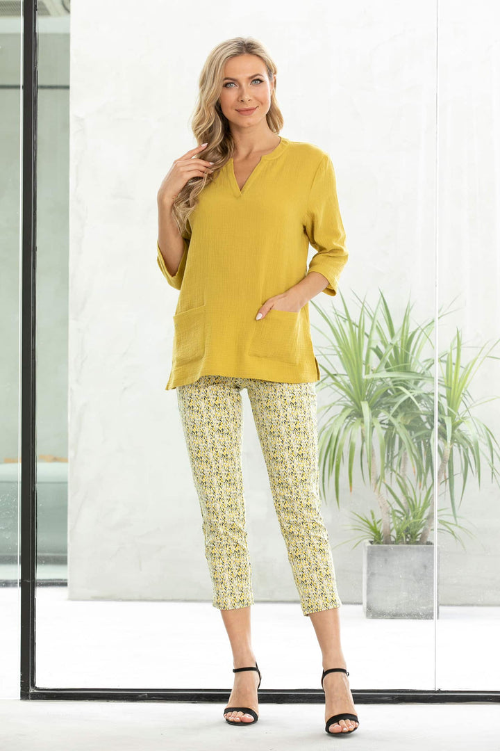 Exclusive Cotton Gauze- Dianne Top