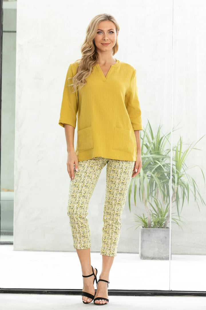 Exclusive Cotton Gauze- Dianne Top