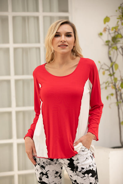 Bamboo Two-Color Top