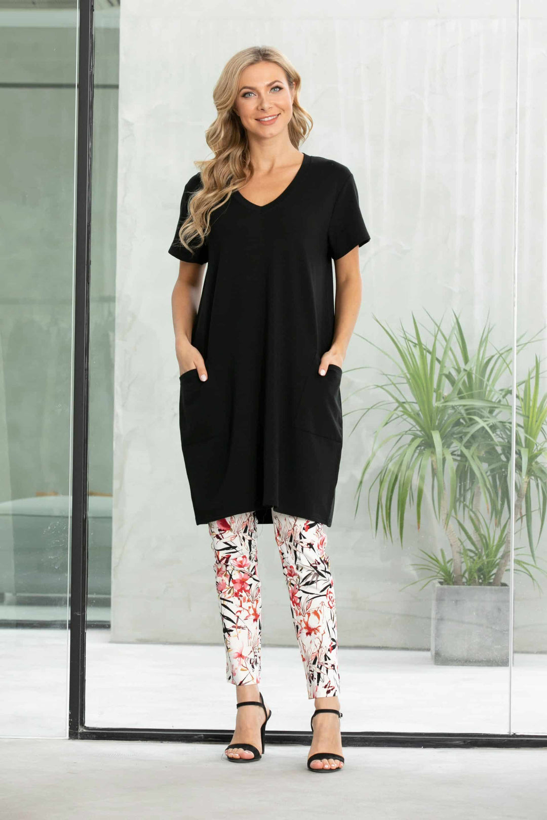 Bamboo Dress with Front Pockets