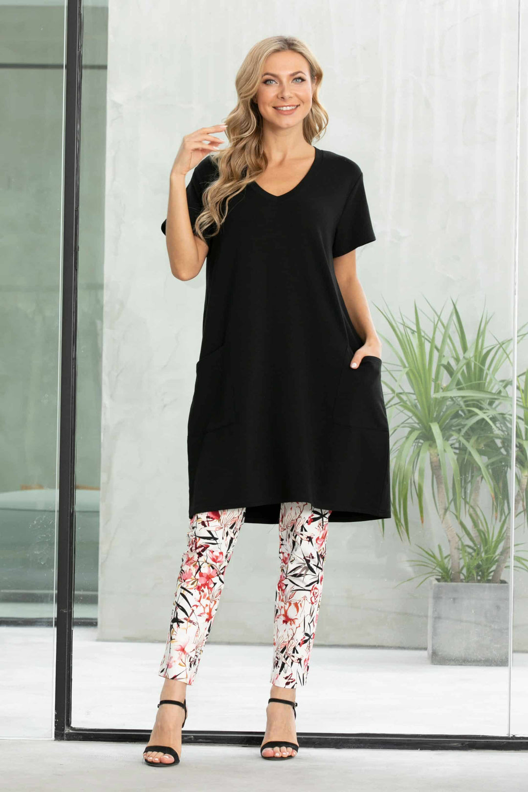 Bamboo Dress with Front Pockets