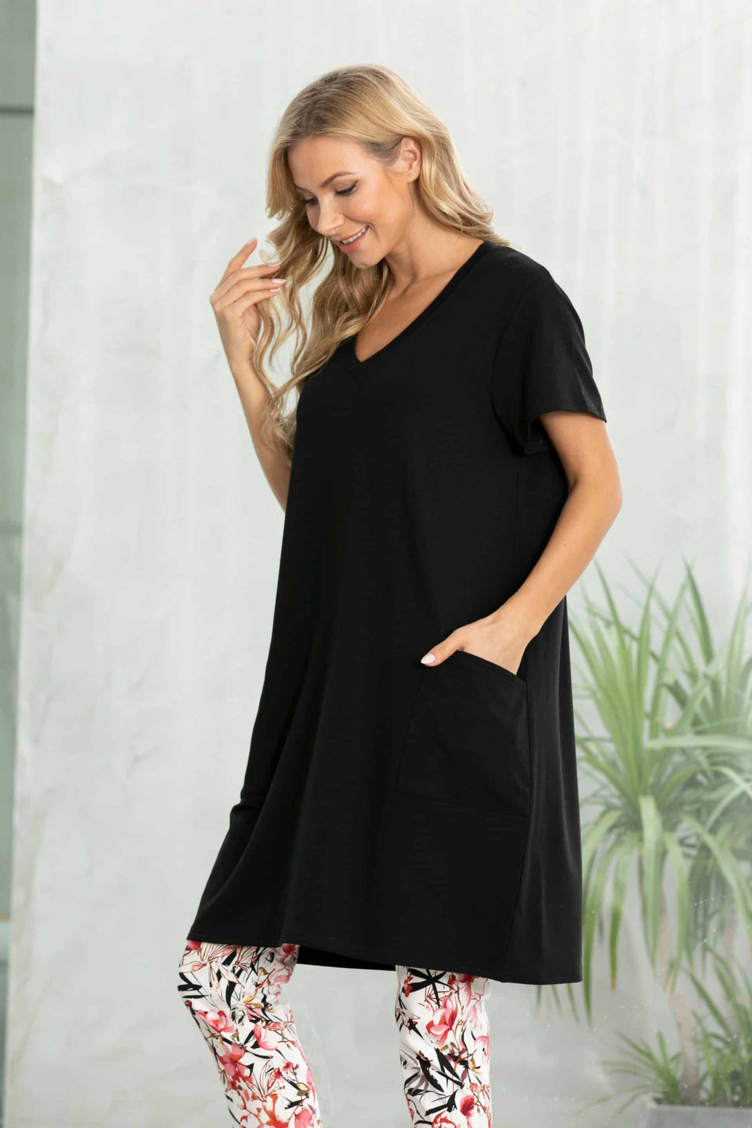 Bamboo Dress with Front Pockets