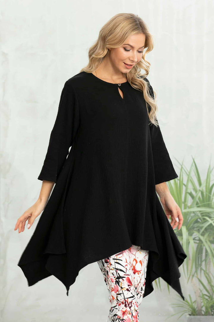 Exclusive Cotton Gauze- Handkerchief Dress