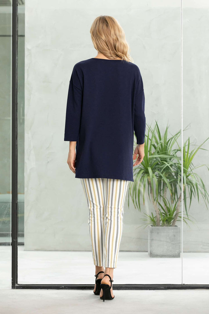 Bamboo Baby French Terry Sweater w/ 3/4 sleeve & with Pockets