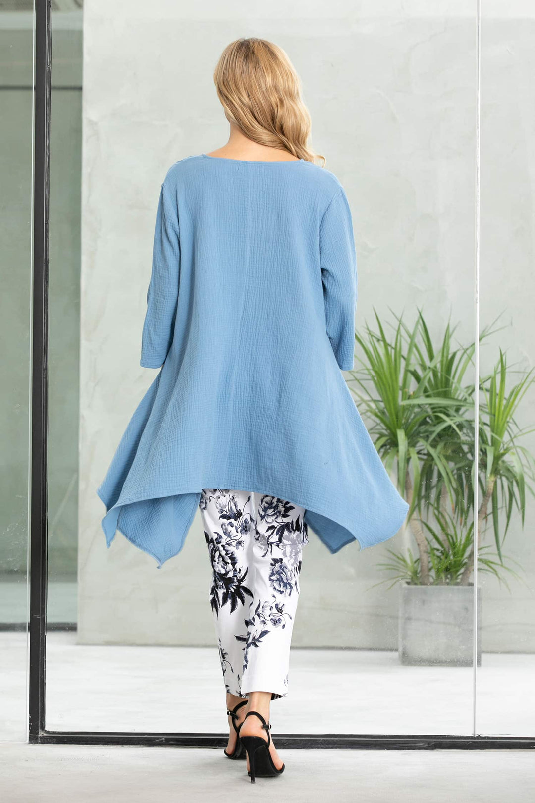 Exclusive Cotton Gauze- Handkerchief Dress