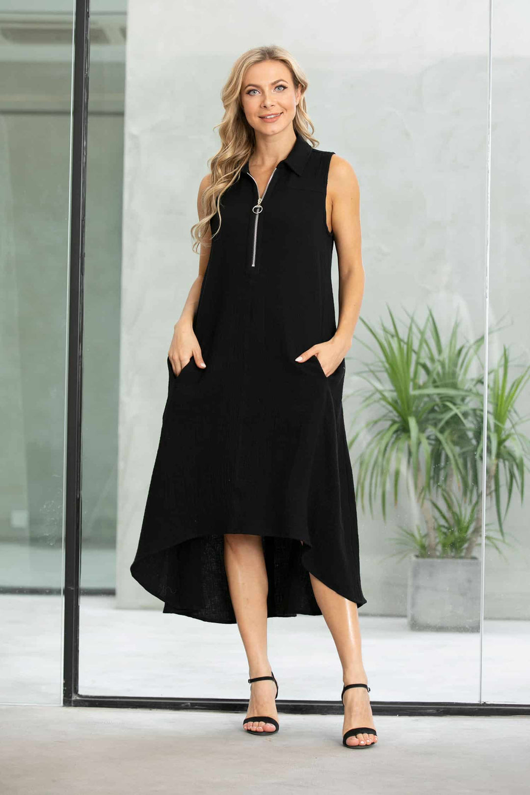 Exclusive Cotton Gauze- Moonlight dress