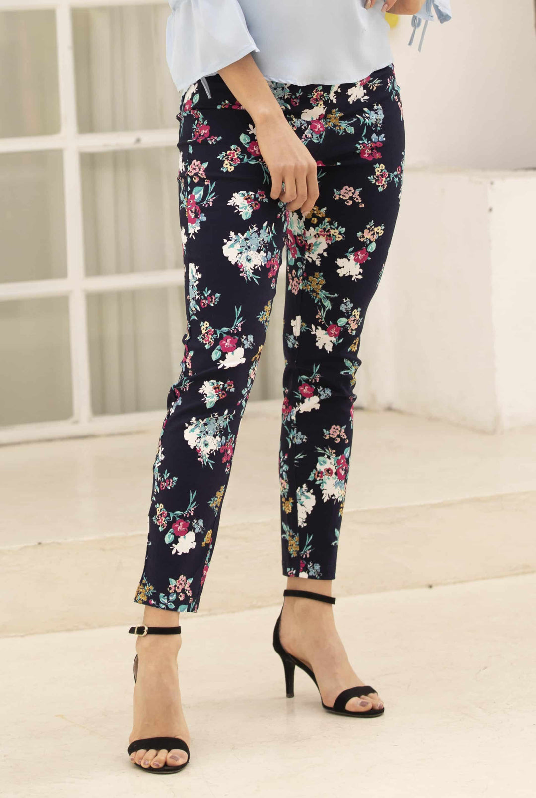 Pull-On Printed Pant