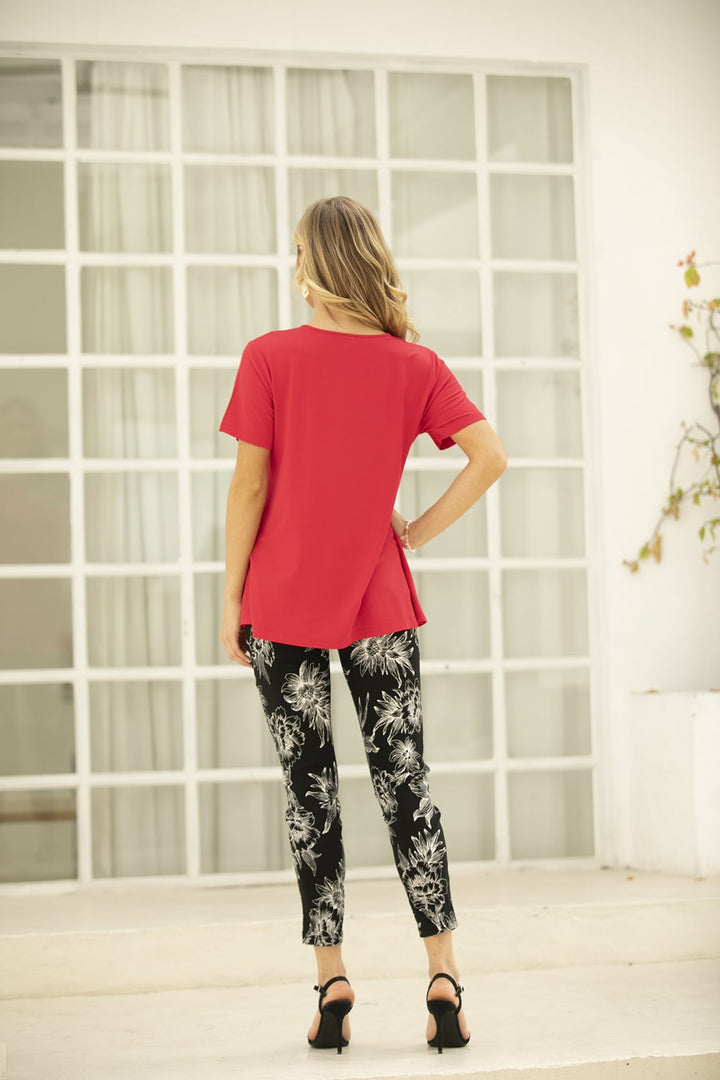 Bamboo Top With Criss Cross