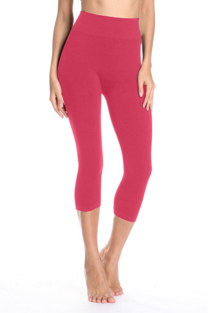 High Band Bamboo Capri - Tummy Tucker