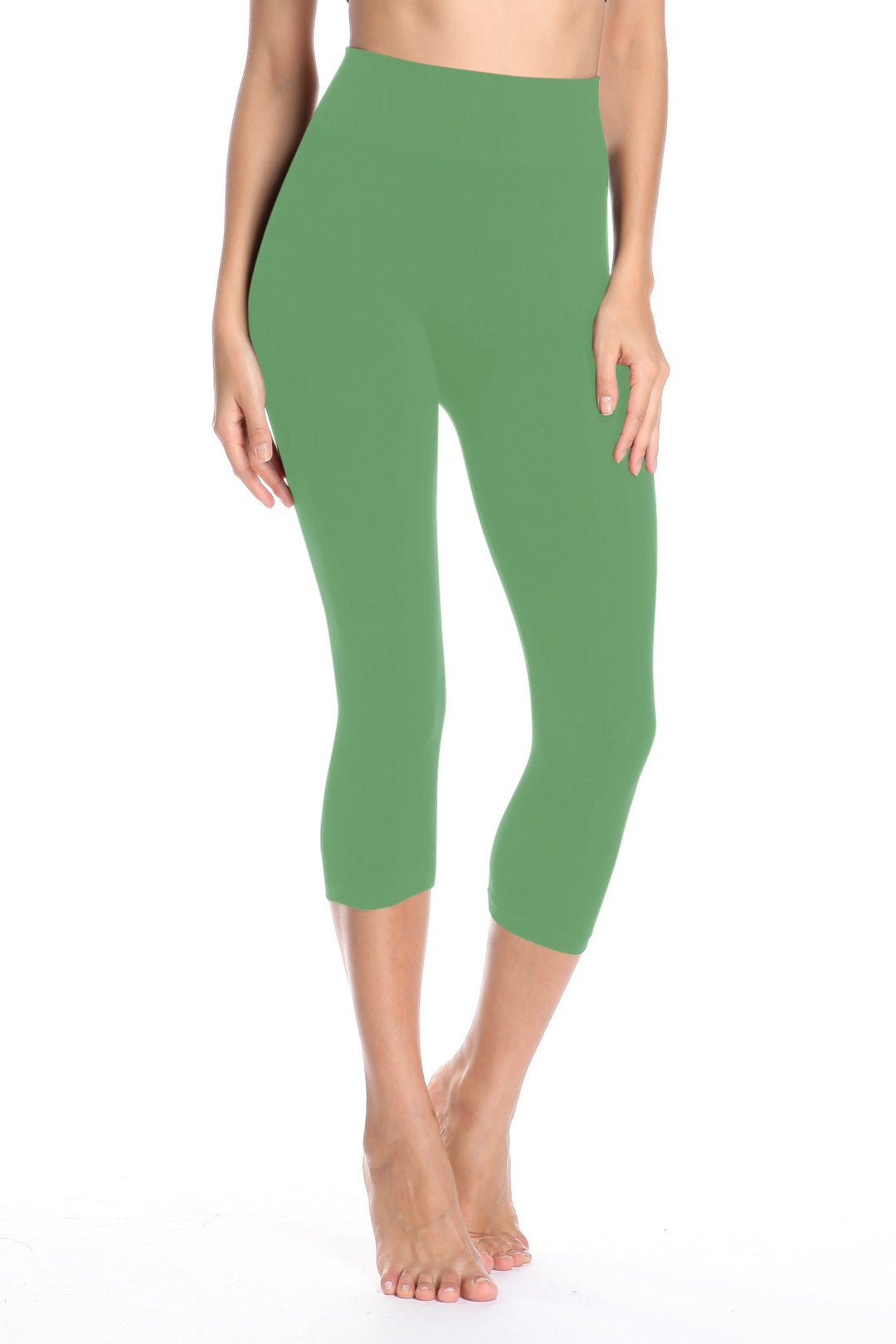 High Band Bamboo Capri - Tummy Tucker