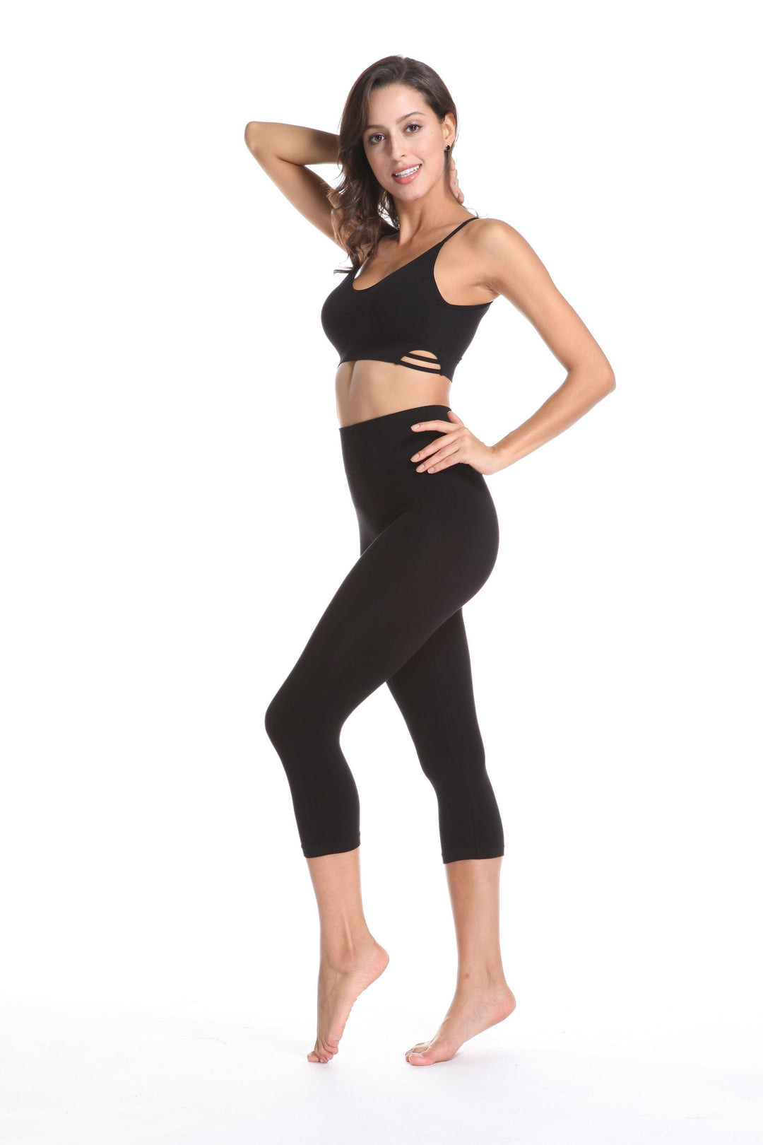 High Band Bamboo Capri - Tummy Tucker
