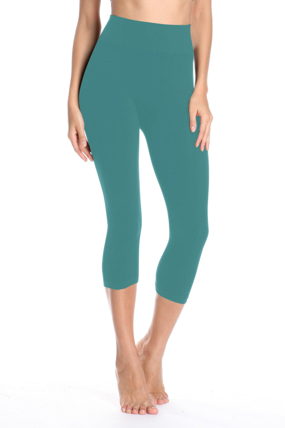 High Band Bamboo Capri - Tummy Tucker