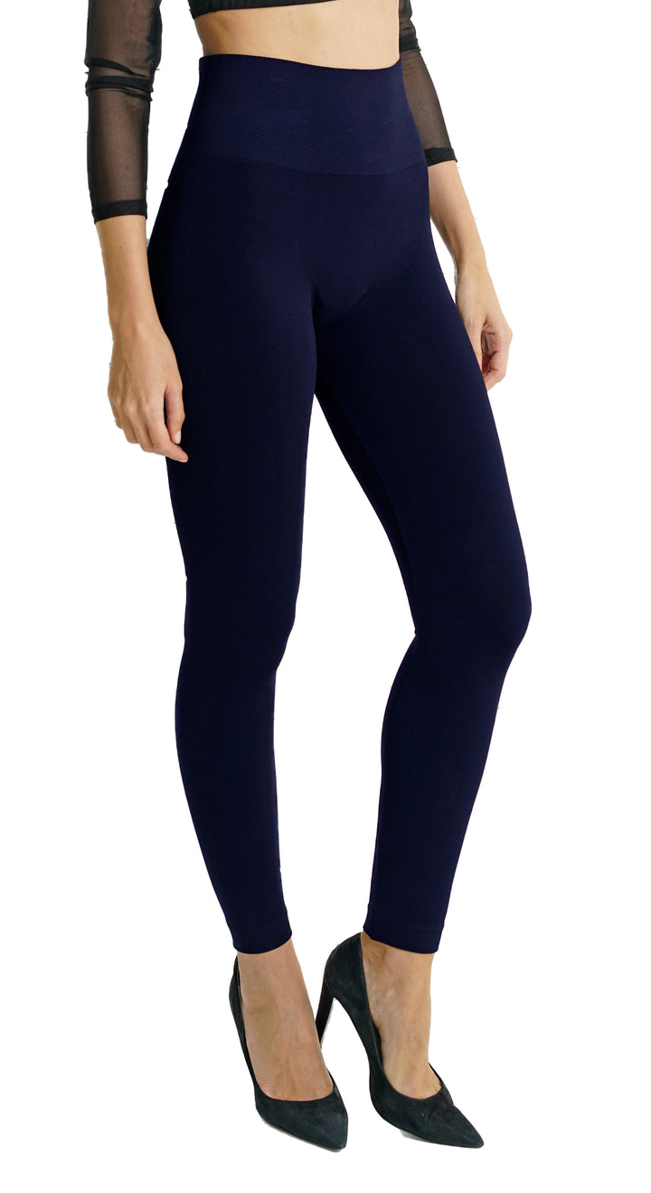 Bamboo 4 Inch High Band Legging - Tummy Tucker