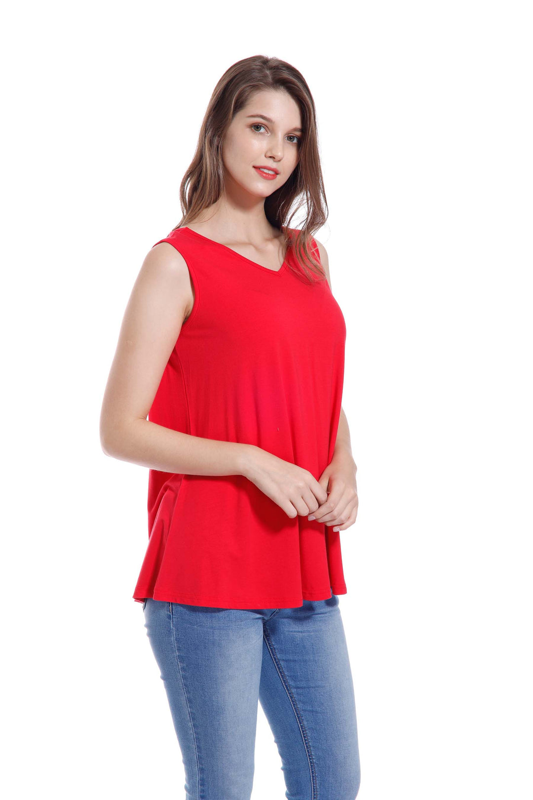 Bamboo Top with Back Overlay