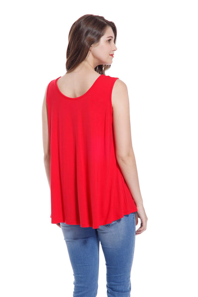 Bamboo Top with Back Overlay
