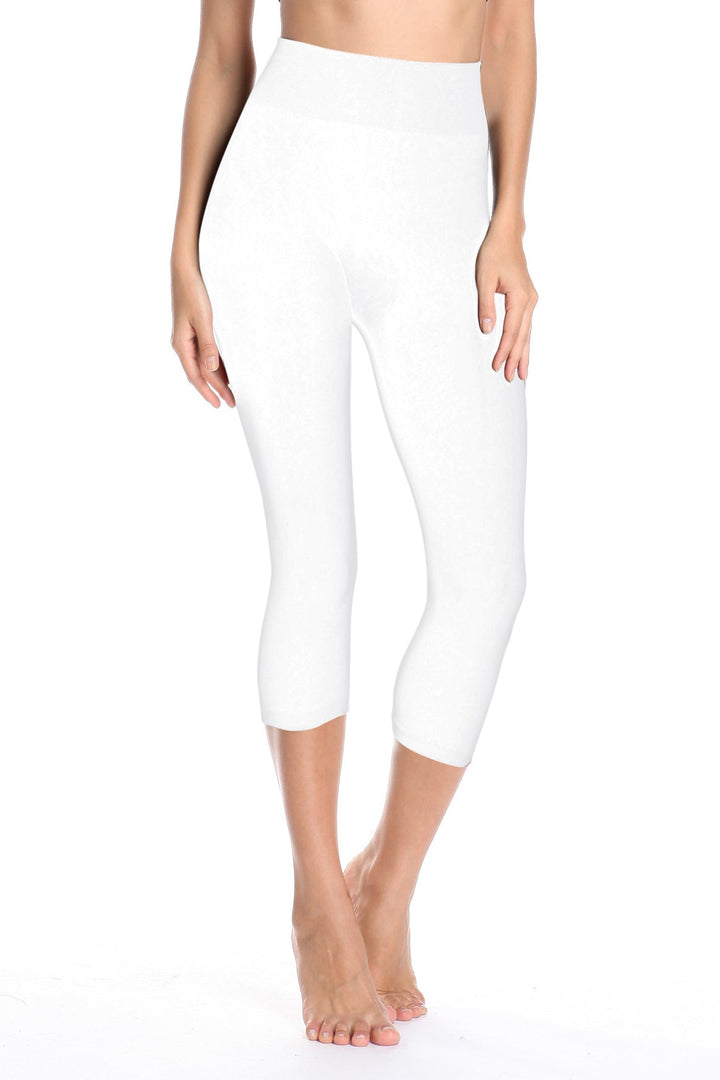 High Band Bamboo Capri - Tummy Tucker