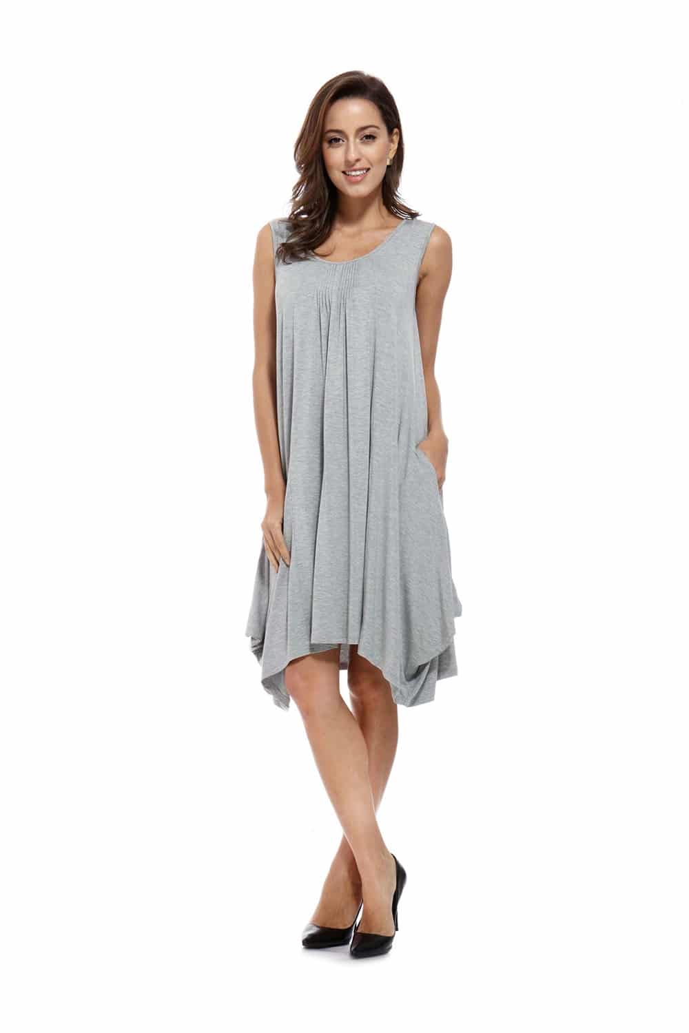 Bamboo Dress With Pleated Bust