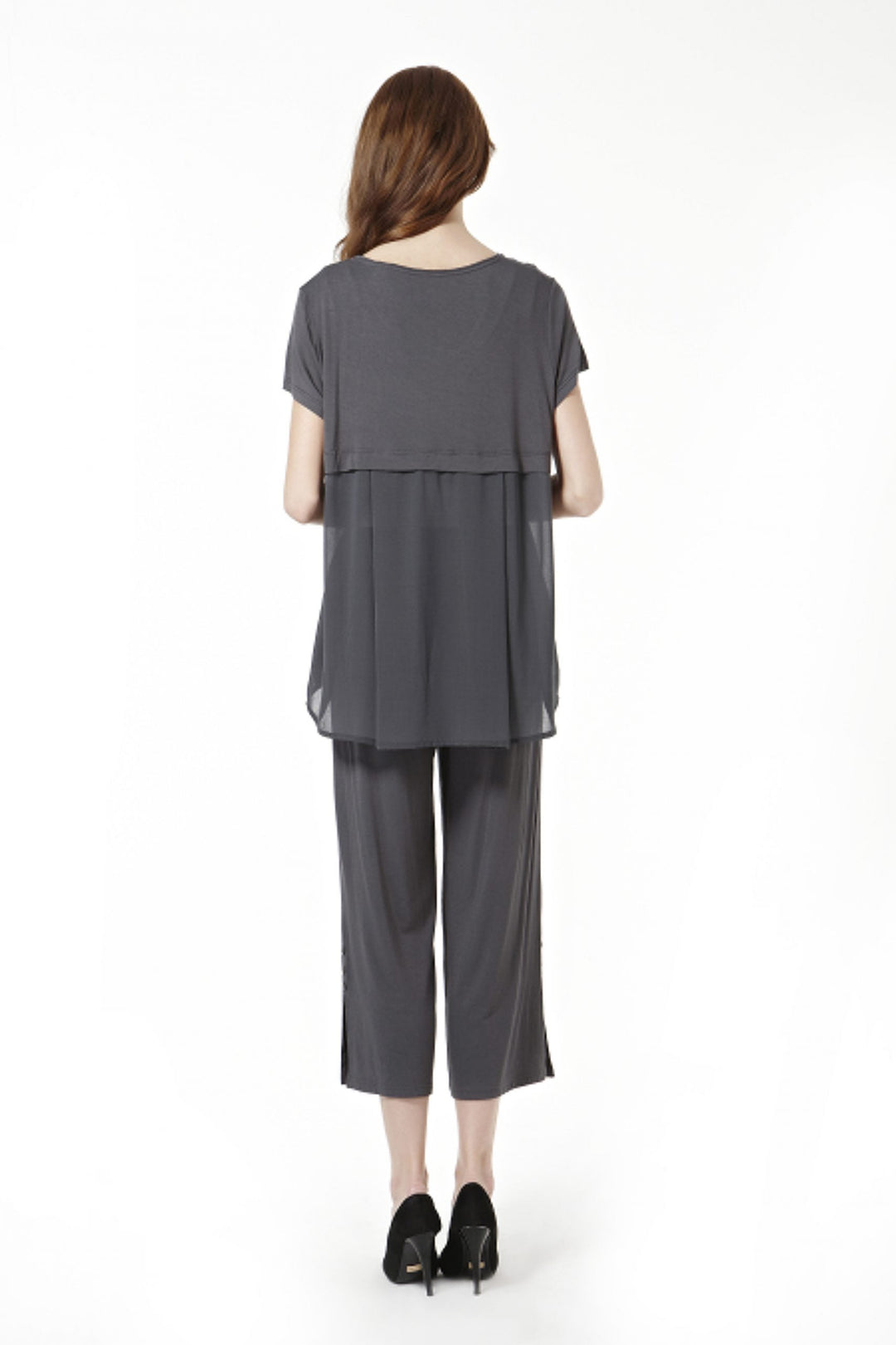 Emma Bamboo Fabric V Neck Top