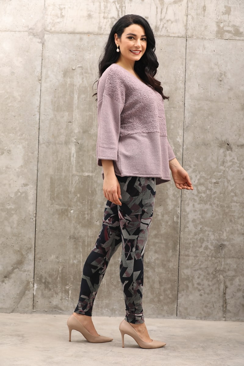 Textured Peasant Top