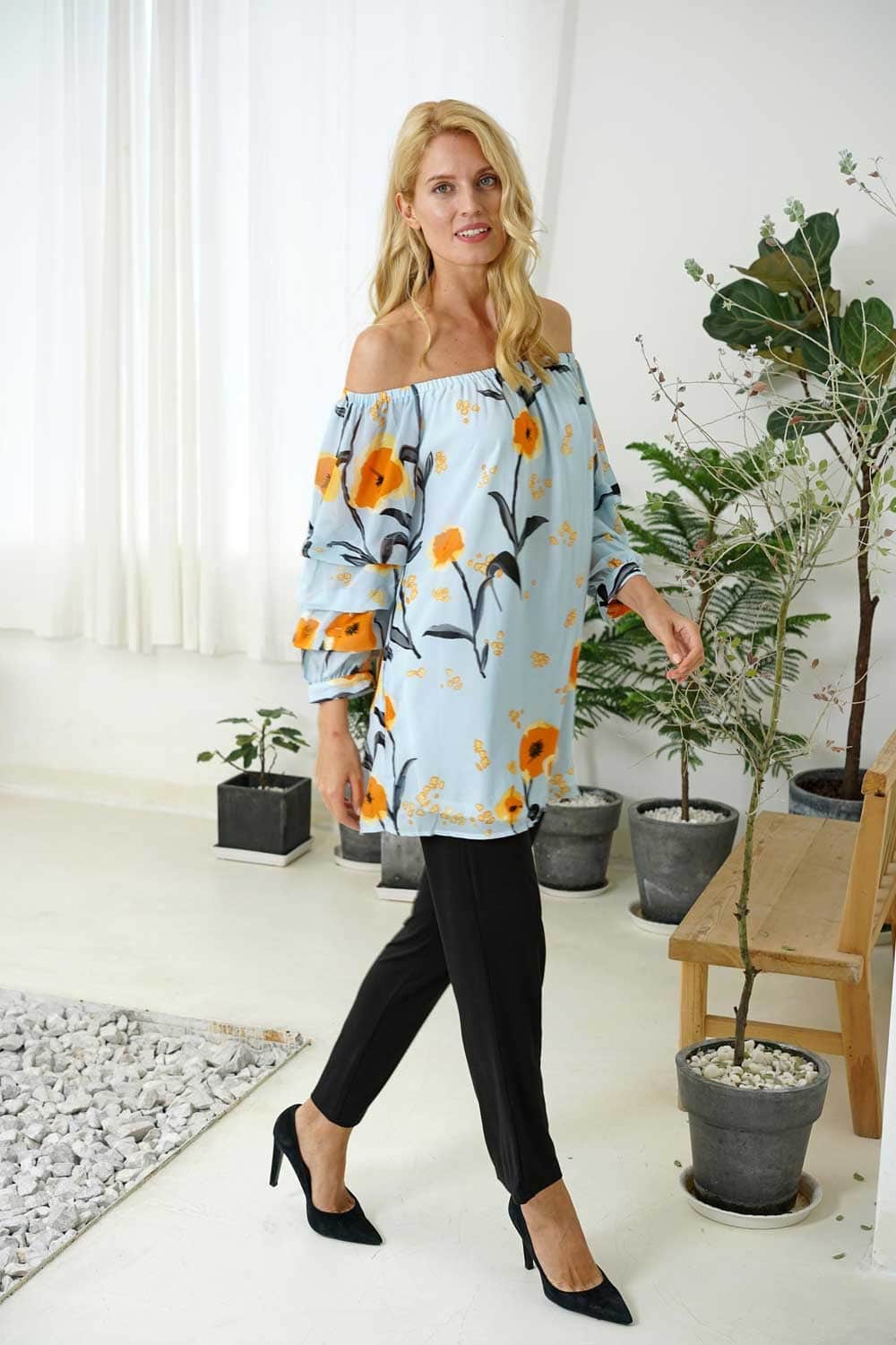 Printed Tunic with Pockets
