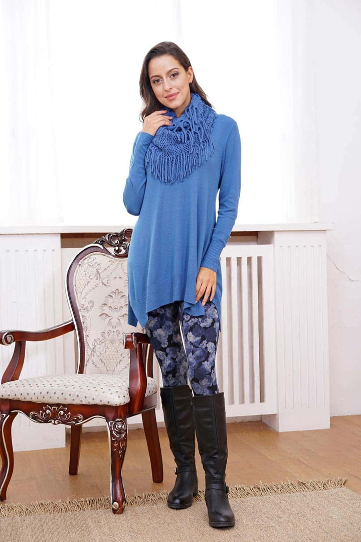 Cashmere Feel Side Slit Tunic