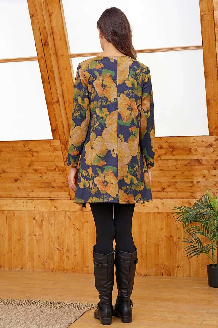 Printed V-Neck Tunic