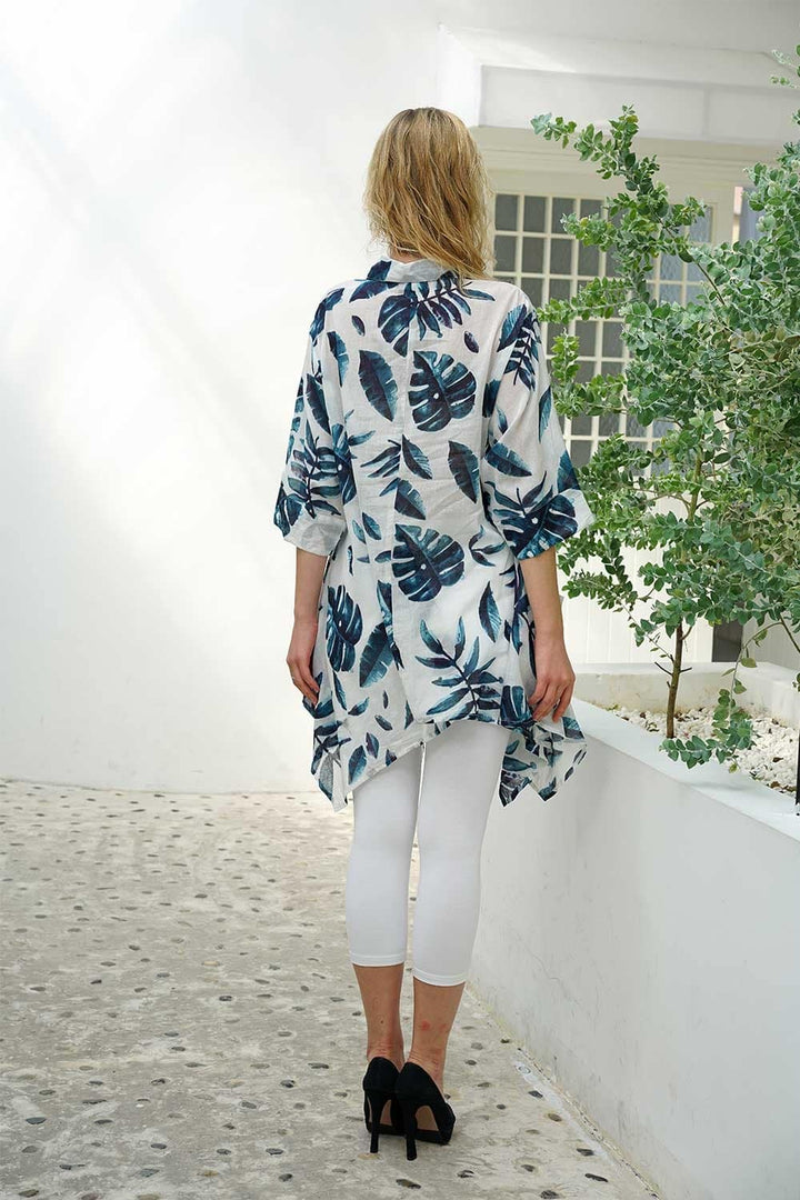 Lucia Button Up Top With Pockets